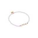 biba Armband Crystal mit Süßwasserperlen - rosa