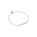 biba Armband Crystal mit Süßwasserperlen - rosa