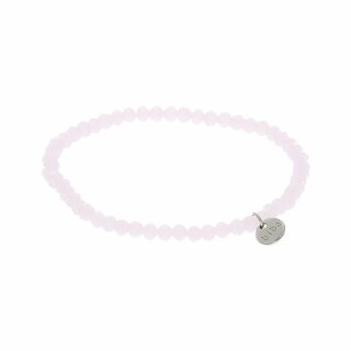 biba Armband Crystal rosa 4 mm