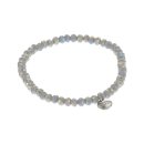 biba Armband Crystal grau 4 mm