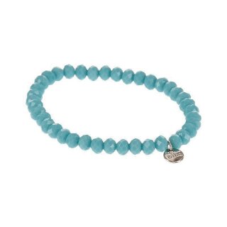 biba Armband Crystal türkis 6 mm