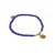 biba Armband Crystal blau mit Metall gold