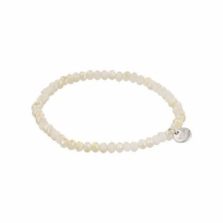 biba Armband Crystal creme 4 mm