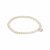 biba Armband Crystal creme 4 mm