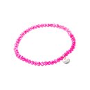 biba Armband Crystal pink 4 mm