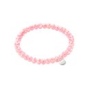 biba Armband Crystal rosa 6 mm