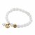 biba Armband Crystal mit Muschel goldfarben - weiß