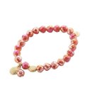 biba Armband Crystal mit Muschel goldfarben - orange