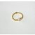 Elastischer Ring aus 925 Silber vergoldet mit Süßwasserperle