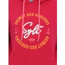 ZWILLINGSHERZ HOODIE SYLT - Rot