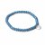 biba Armband Crystal petrol 4 mm