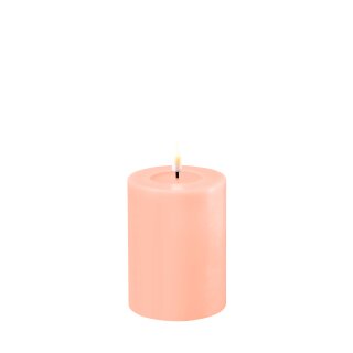 Stumpenkerze 7,5 x 10 cm - Rosa