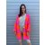 Oversize Strickjacke COPENHAGEN - Pink-Orange