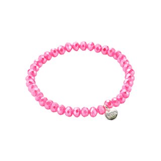 biba Armband Crystal pink 6 mm