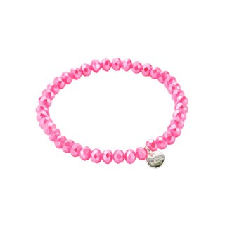 biba Armband Crystal pink 6 mm