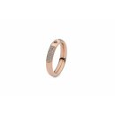 QUDO Wechselring DELUXE small roségold
