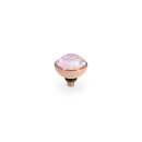 QUDO Ringaufsatz BOTTONE 10 mm roségold LAVENDER...