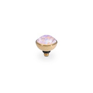 QUDO Ringaufsatz BOTTONE 10 mm gold LAVENDER DELITE
