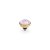 QUDO Ringaufsatz BOTTONE 10 mm gold LAVENDER DELITE
