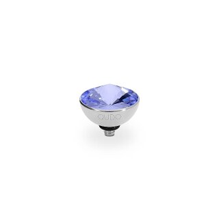 QUDO Ringaufsatz BOTTONE 11,5 mm silber PROVENCE LAVENDER