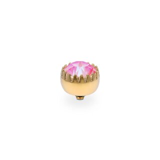 QUDO Ringaufsatz LONDON big gold LOTUS PINK DELITE