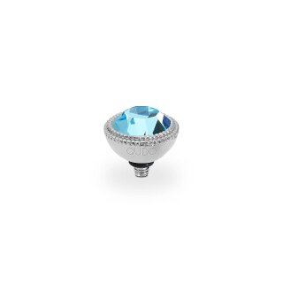 QUDO Ringaufsatz FABERO silber 11 mm AQUA BOHEMICA