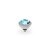 QUDO Ringaufsatz FABERO silber 11 mm AQUA BOHEMICA