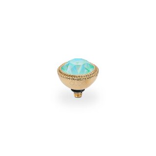 QUDO Ringaufsatz FABERO gold 11 mm SILKY SAGE DELITE