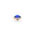 QUDO Ringaufsatz FABERO flat gold 10 mm MAJESTIC BLUE