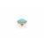 QUDO Ringaufsatz FABERO flat gold 10 mm LAGUNA DELITE