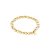 biba Armband Metall gold Perlen 7 mm