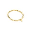 biba Armband Metall gold Perlen 6 mm
