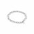 biba Armband Metall silber Perlen 7 mm
