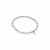 biba Armband Metall silber Perlen 6 mm