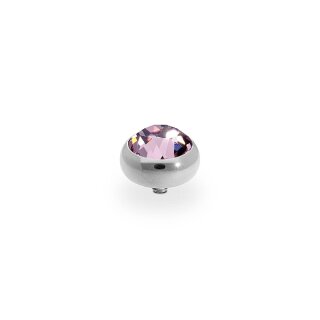 QUDO Ringaufsatz SESTO silber LIGHT AMETHYST