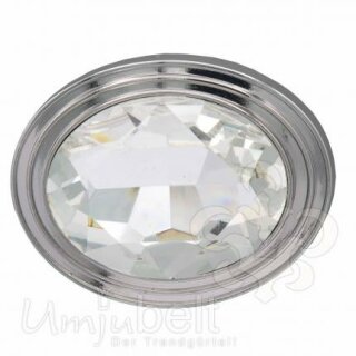 Gürtelschnalle RUBY SILVER