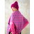 ZWILLINGSHERZ Dreieckstuch VICI mit Baumwolle - Pink-Blau