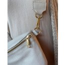 Crossbag / Bauchtasche aus Leder mit breitem Gurt &...