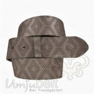 UMJUBELT Wechselgürtel für Wechselschnalle NEVADA METALLIC-TAUPE