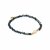 biba Armband Crystal mit Süßwasserperle - Dunkelgrün
