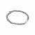 biba Armband Crystall mit Süßwasserperle - Blaugrau