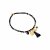 biba Armband Crystal Schwarz mit Anhängern goldfarben