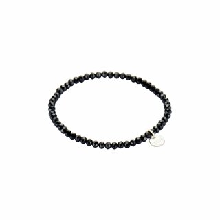 biba Armband Crystal schwarz 3 mm