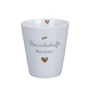 KRASILNIKOFF HAPPY MUG / Becher FREUNDSCHAFT