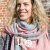 Schal FIEN TWIN - Grau/Rosa