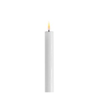 2er Set Stabkerze 15 cm - Weiß