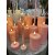 2er Set Stabkerze 15 cm - Rosa