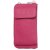 Portemonnaie-/Handytasche aus Leder - pink