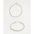 Traumhaft schöne Creolen 925 Silber - 40 mm