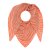 ZWILLINGSHERZ Dreieckstuch LINNA mit Baumwolle - Beige-Orange